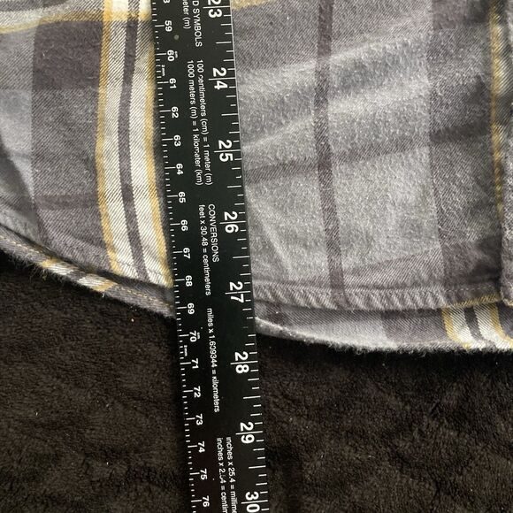 AMERICAN EAGLE OUTFITTERS BLUE FLANNEL PLAID BUTTON UP SHIRT MENS SZ M - Picture 5 of 6